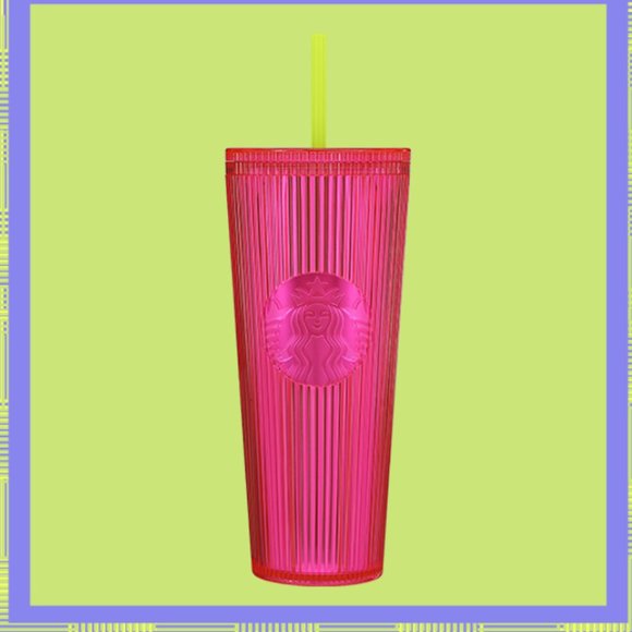 Starbucks Iridescent Magenta Bling Cold Cup (24 oz) Drinkware